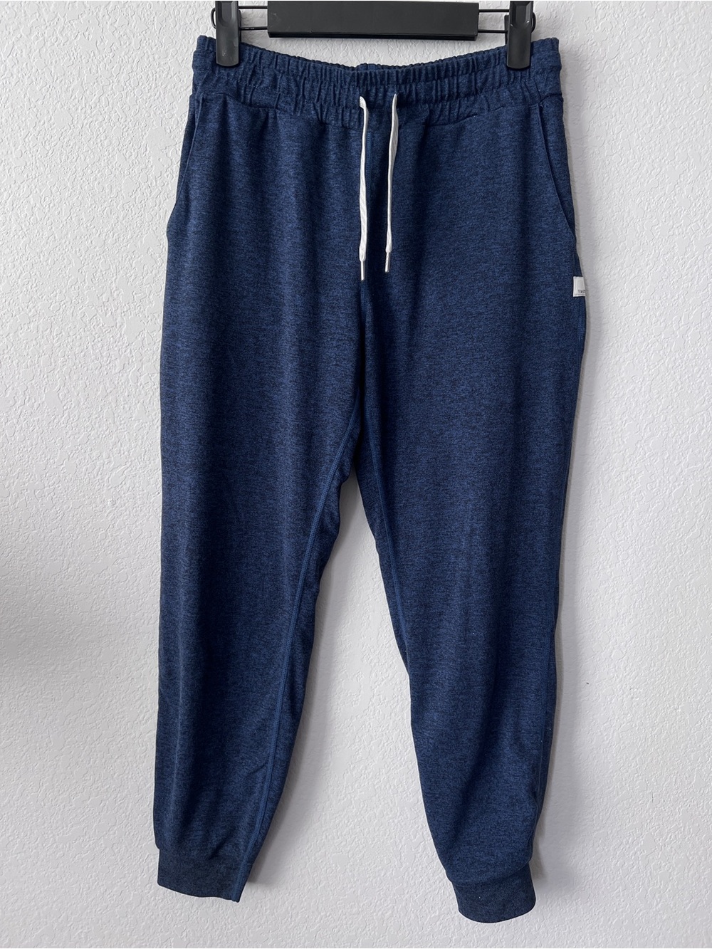 Vuori Performance Jogger Women's DreamKnit™ Joggers Heathered Blue Black Size XS